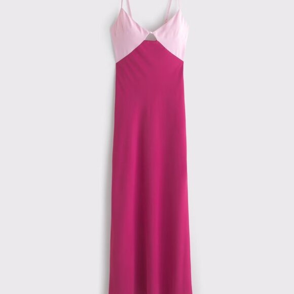 Abercrombie & Fitch The A&F Julia Slip Cutout Maxi Dress - Picture 5 of 5